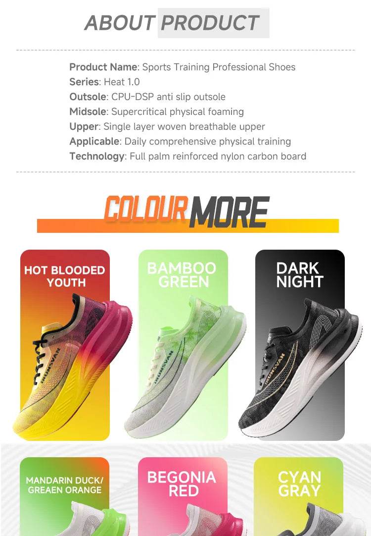 2024 IRUNSVAN Nylon Carbon Fiber Professional Marathon Shoes Men Ultra Light Track Field Kilometer Race Running Sneakers Unisex - KICKSTART