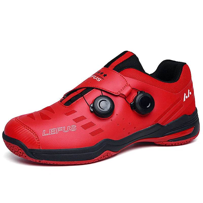 Breathable Men Women Table Tennis Training Shoes Buckle Outdoor Non-slip Badminton Volleyball Squash Athletic Sneakers - KICKSTART