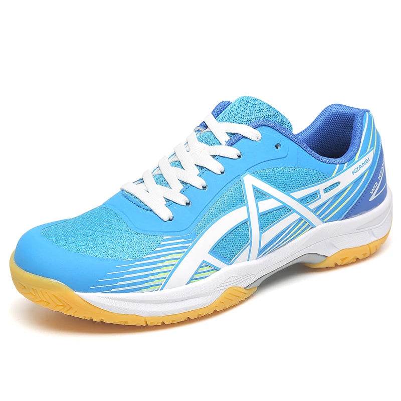 Unisex Men Women Badminton Squash Indoor Sports Shoes Ultra-light Rubber Sole Volleyball Training Sneakers - KICKSTART