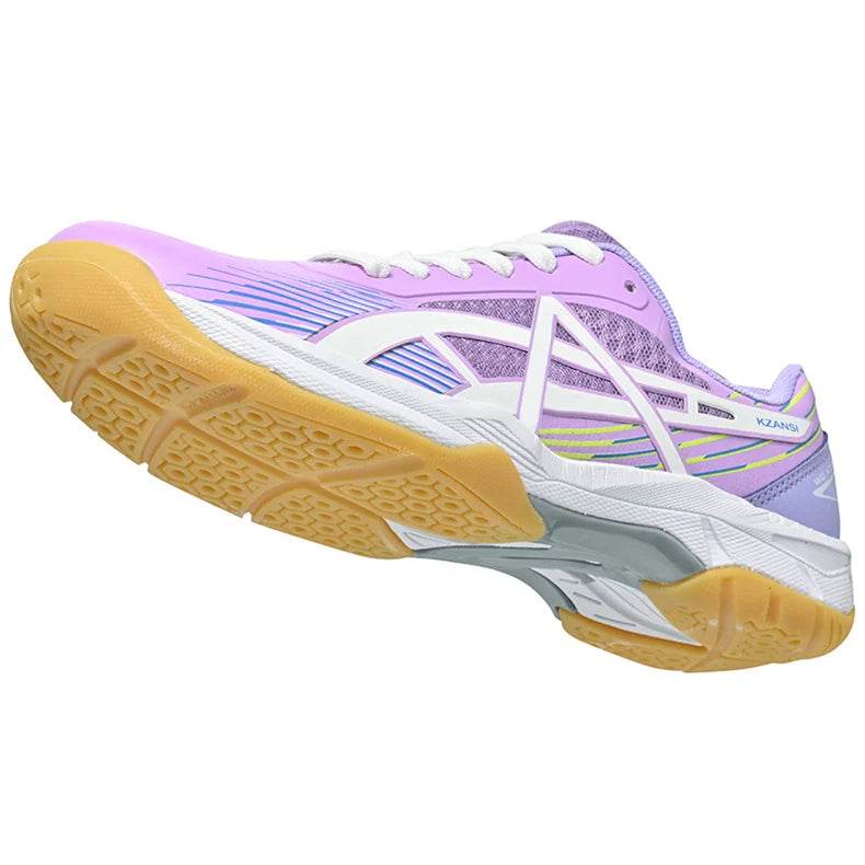 Professional Badminton Shoes Men Women Fashion Purple Badminton Sneakers Non-Slip Table Tennis Shoes Men Indoor Volleyball Shoes - KICKSTART