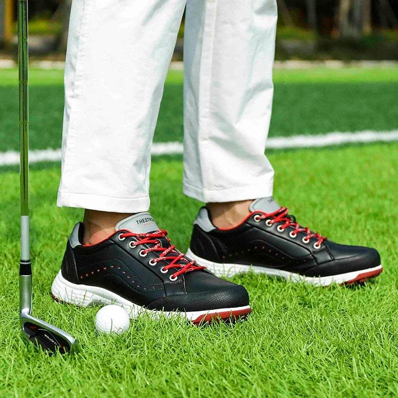 Waterproof Golf Shoes Men Golf Sneakers Comfortabl Gym Sneakers Walking Footwear - KICKSTART