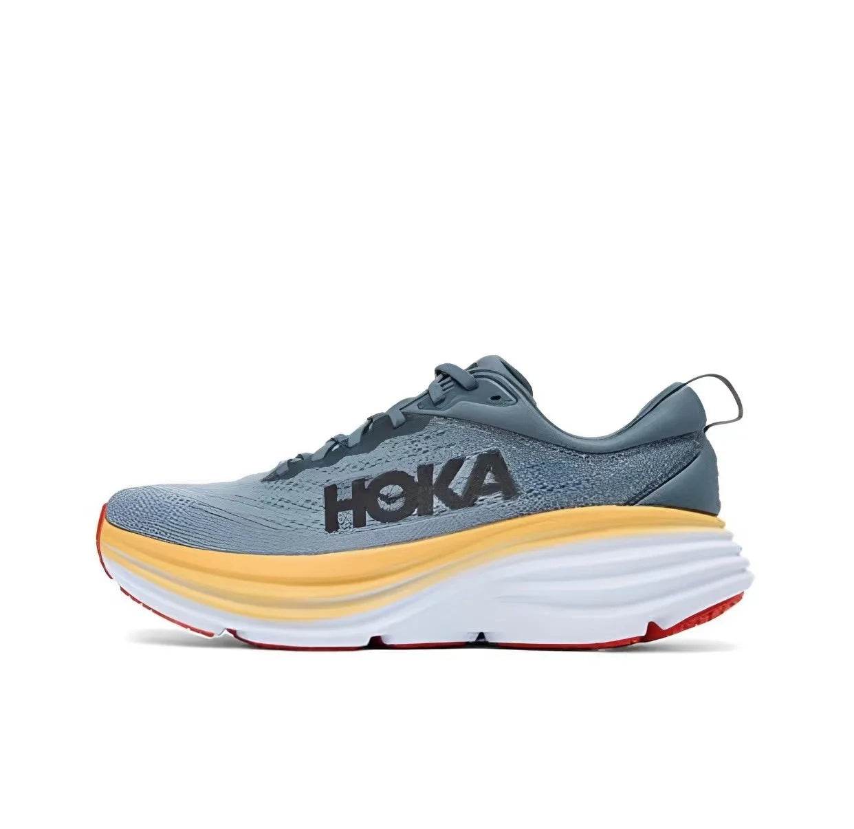 Hoka One One Sport Running Shoes Bondi8 Anti Slip Cushioning Road Runs Shoes Men Sport Shoes Lifestyle Outdoor Sneaker Women - KICKSTART