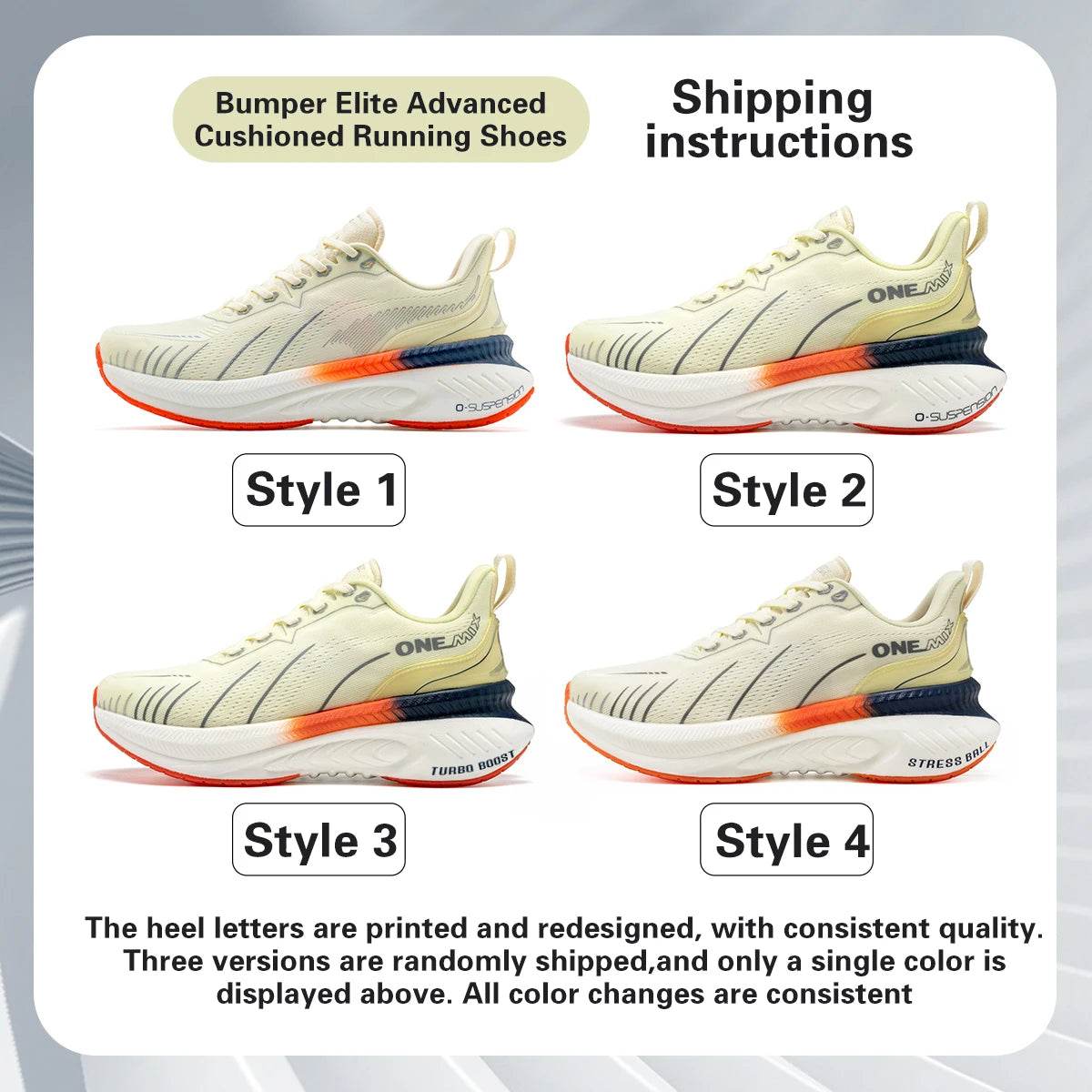 ONEMIX Top Cushioning Running Shoes Suitable for Heavy Runners Lace Up Sport Shoes Non-slip Outdoor Athletic Sneakers for Men - KICKSTART