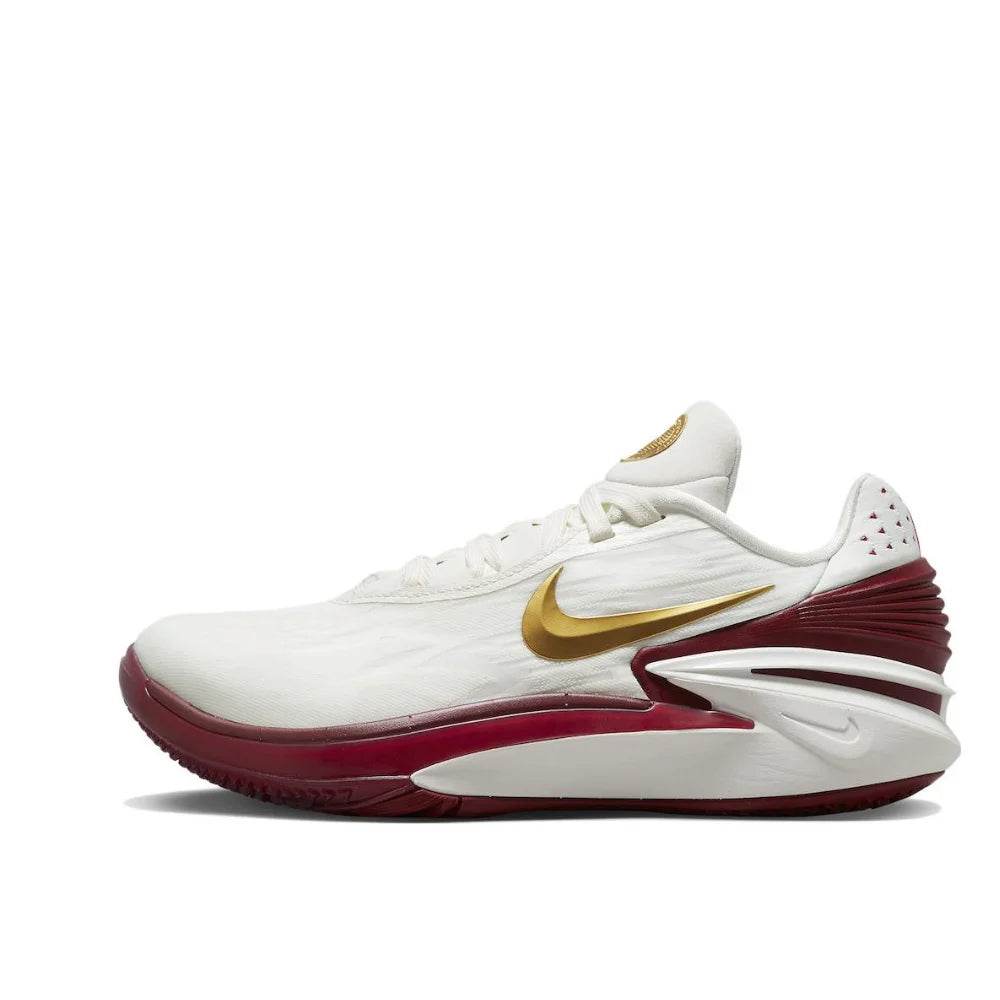 Nike Air Zoom G.T. Cut 2 Men's Low Top Basketball Shoes Comfortable Shock Absorbing Athletic Shoes White Red Green Colorways - KICKSTART