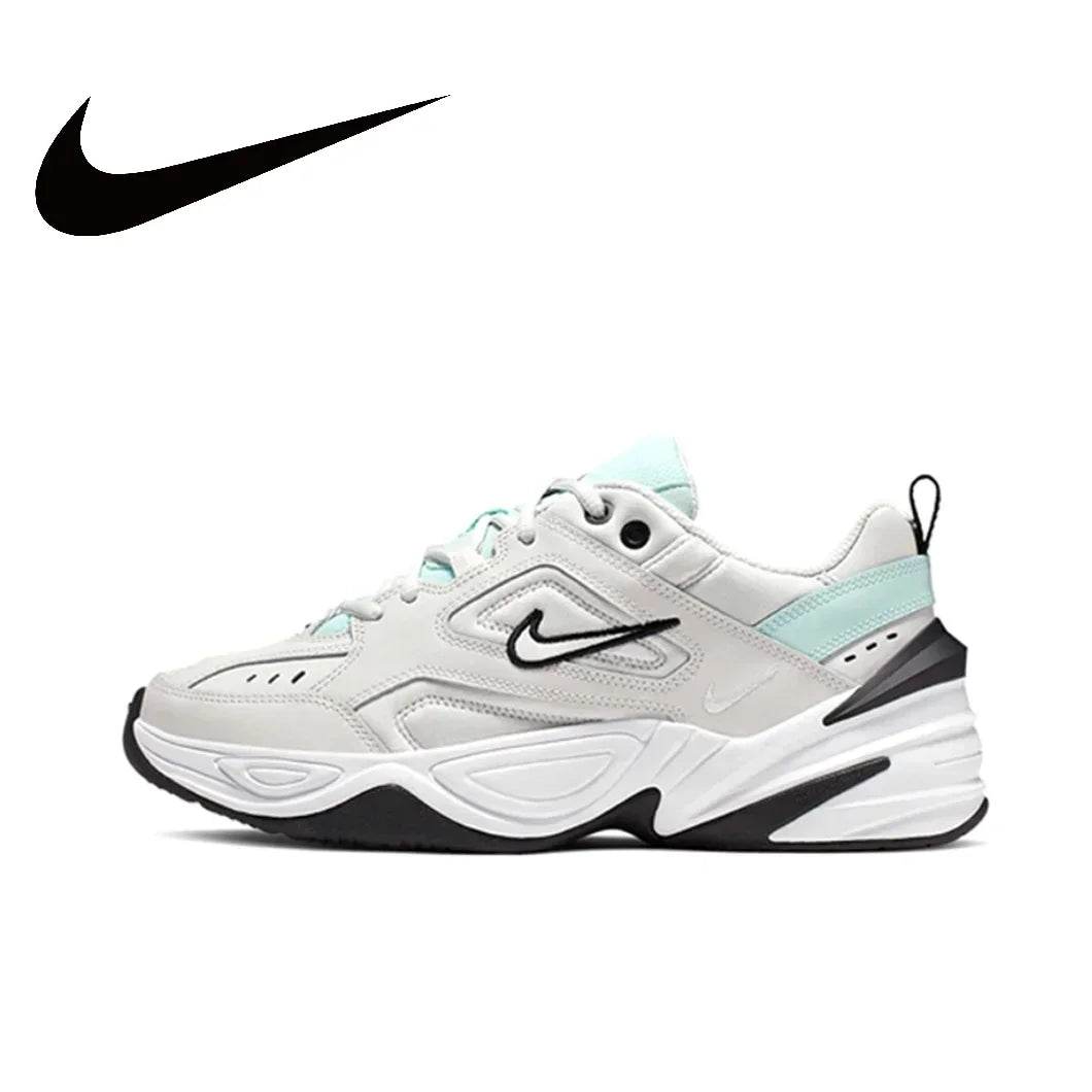 Nike M2K Tekno Low Classic Retro Casual Running Shoes Women's Shock Absorption Anti slip Sneakers Khaki - KICKSTART