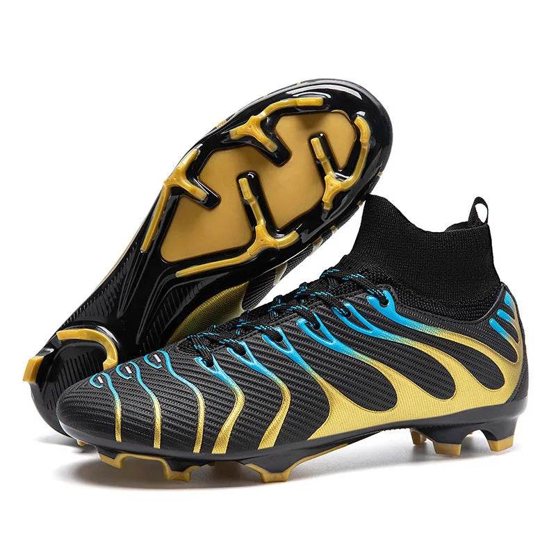 Hot High Quality Man Football Boots Society Outdoor TF/FG Mens Studded Boots Light Training Teenager Soccer Shoe botas de futbol - KICKSTART