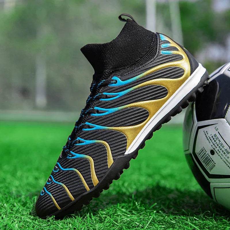 Men's Football Boots TF/FG Adults Soccer Shoes Professional High Quality Soccer Cleats Teenager Anti-slip Outdoor Sports Sneaker - KICKSTART