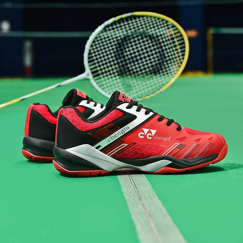 Men Tennis Lightweight Carbon Plate Badminton Training Sport Shoes Outdoor Professional Volleyball Squash Athletic Sneakers - KICKSTART