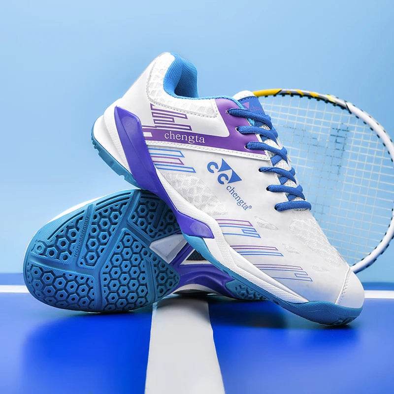 Men Tennis Lightweight Carbon Plate Badminton Training Sport Shoes Outdoor Professional Volleyball Squash Athletic Sneakers - KICKSTART