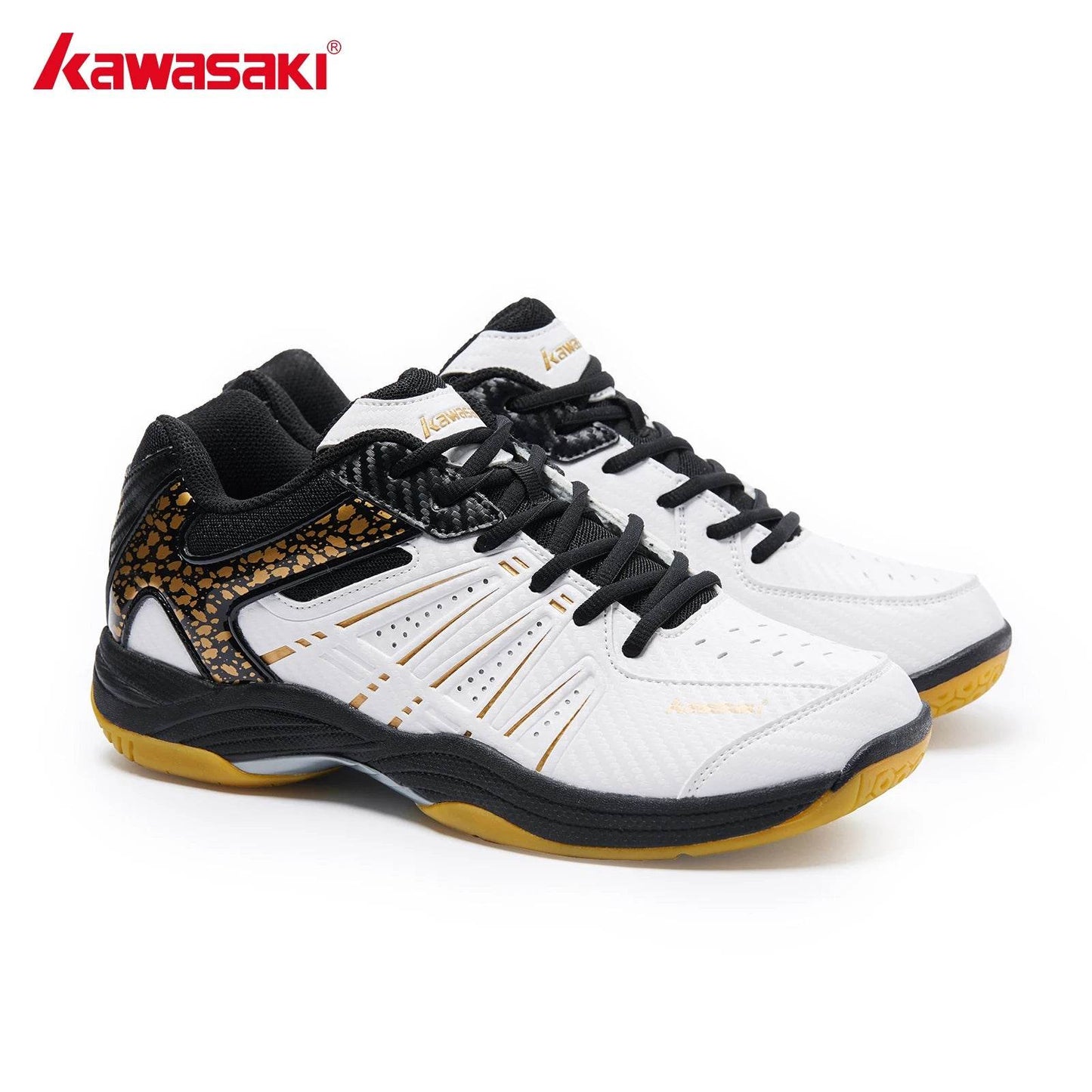 Kawasaki New Badminton Shoes Sneakers Mens Tennis Breathable Anti-Slippery Sport Shoes for Men Women K-065D - KICKSTART