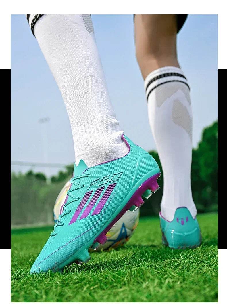 Men Soccer Shoes Society Professional Grass Training Original Football Shoes Cleats Indoor Fast Non Slip Football Field Boots - KICKSTART