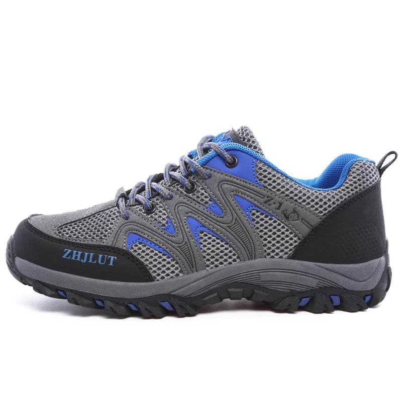 Hiking Shoes Men Women Mesh Sneakers Breathable Fashion Mountain Shoes Boy Spring Autumn Summer Work Shoes Outdoor Trekking - KICKSTART