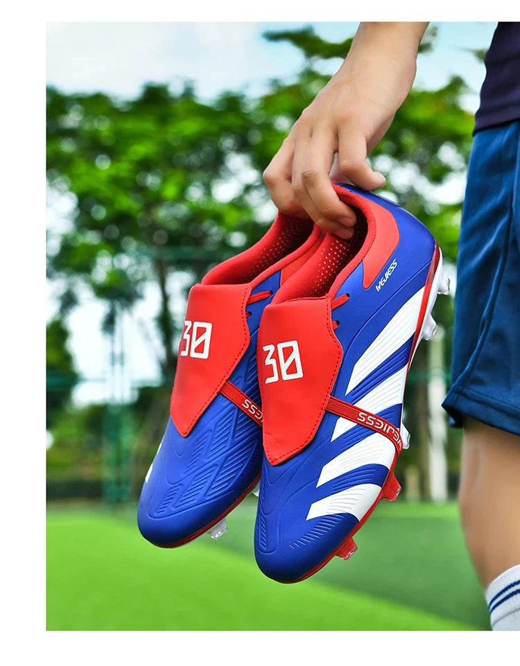 Pink Soccer Shoes For Men Indoor Training Football Boots Men Professional Soccer Cleats Men Futsal Shoe botas de fútbol - KICKSTART