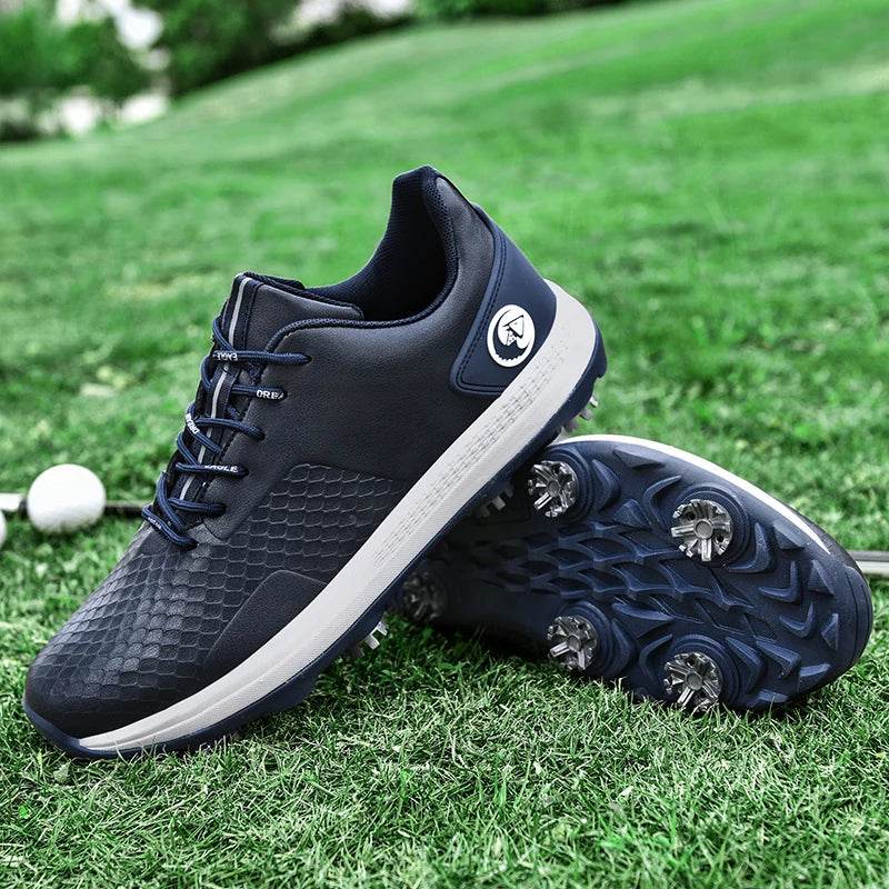 Professional Casual Golf Shoes Outdoor Waterproof Non-Slip Golf Sneakers Men Luxury Athletic Golfer Footwear Golfing Sport Shoes - KICKSTART