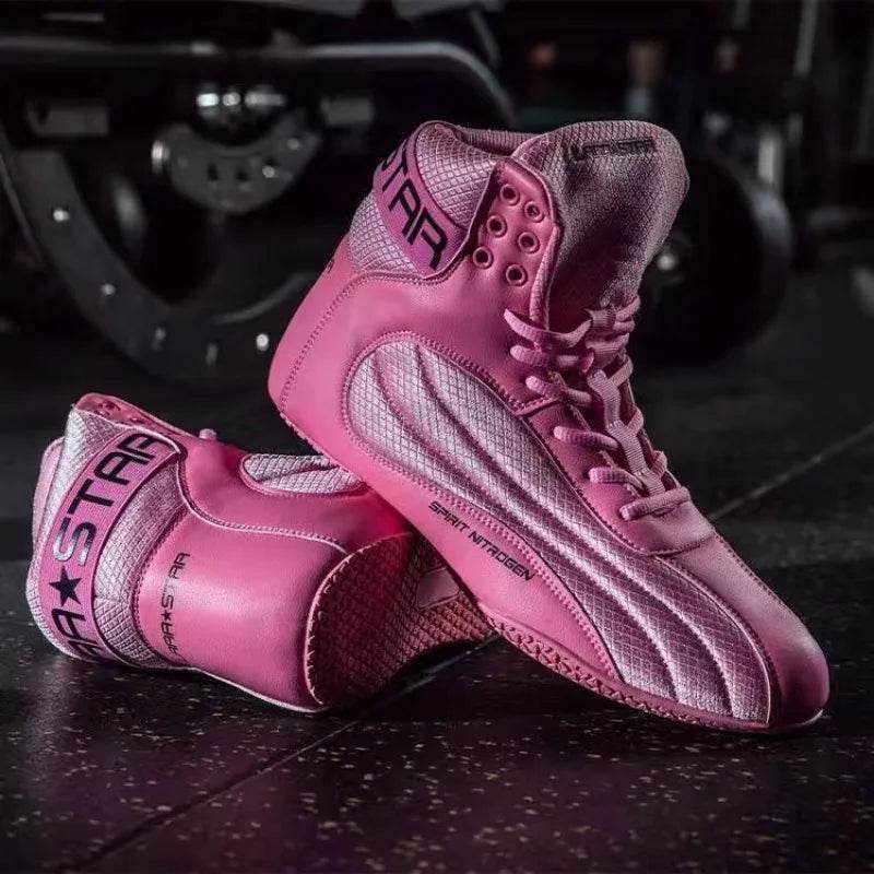 Professional Wrestling Shoes Men Women Light Weight Boxing Shoes for Couples Brand Fighting Boots Unisex Designer Sport Shoe - KICKSTART