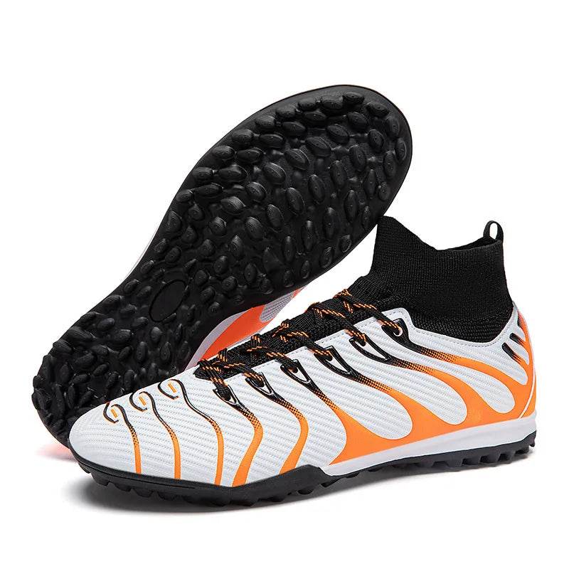 Hot High Quality Man Football Boots Society Outdoor TF/FG Mens Studded Boots Light Training Teenager Soccer Shoe botas de futbol - KICKSTART