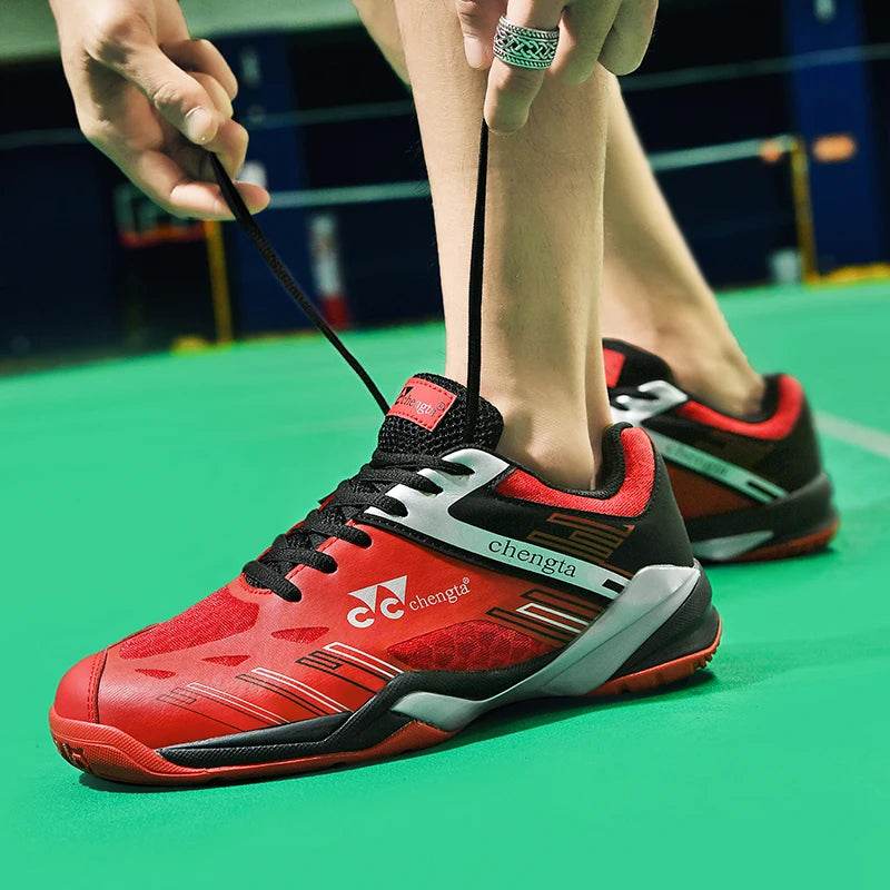 Men Tennis Lightweight Carbon Plate Badminton Training Sport Shoes Outdoor Professional Volleyball Squash Athletic Sneakers - KICKSTART