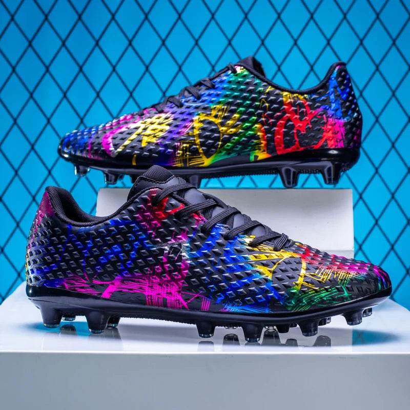 Original Football Boots Turf Training Field Artificial Grass TF/FG Five-a-side Soccer Shoes Childrens Football Shoes for Kids - KICKSTART