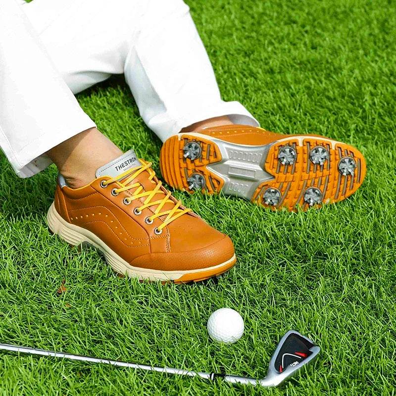 Waterproof Golf Shoes Men Golf Sneakers Comfortabl Gym Sneakers Walking Footwear - KICKSTART