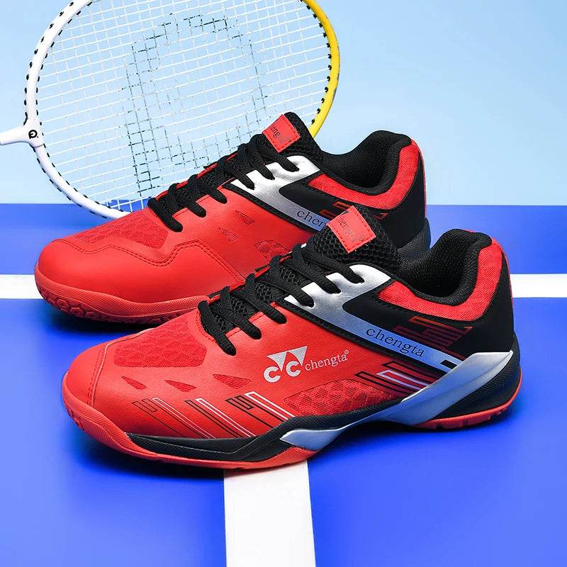 Men Tennis Lightweight Carbon Plate Badminton Training Sport Shoes Outdoor Professional Volleyball Squash Athletic Sneakers - KICKSTART