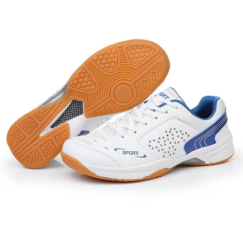 Unisex Men Women Badminton Squash Sports Shoes Ultra-light Rubber Sole Volleyball Tennis Training Sneakers - KICKSTART