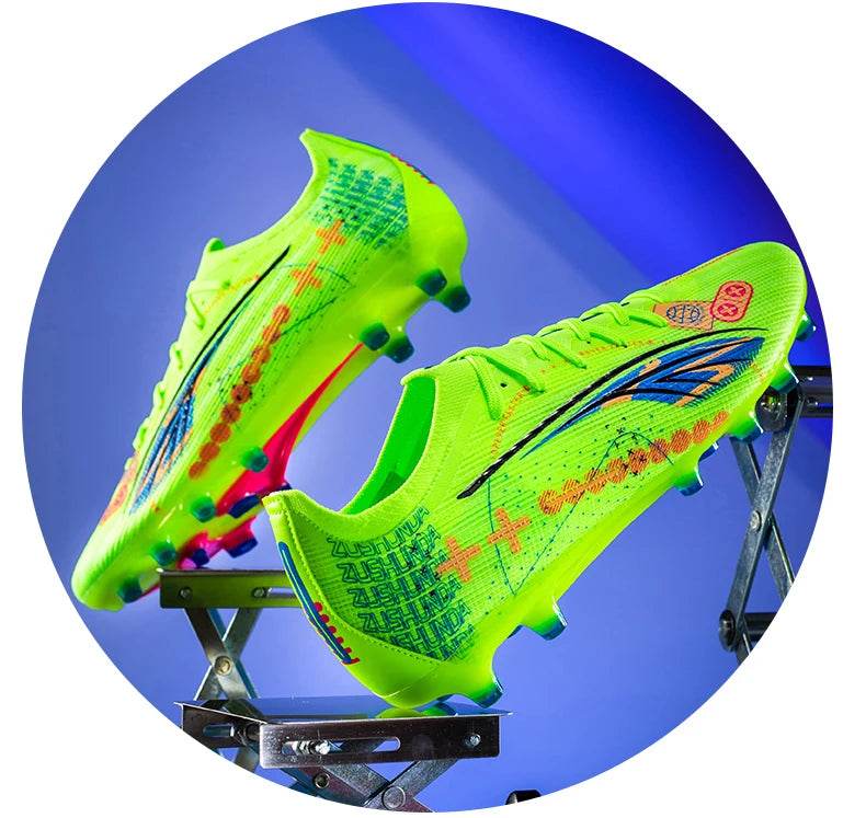 Men TF/AG Soccer Shoes Cleats Grass Training Comfortable Society Sport Wear Sneaker Football Shoes Top Quality Football Boots - KICKSTART