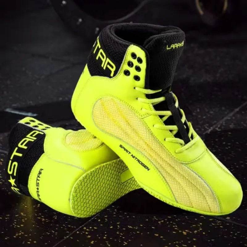 Professional Wrestling Shoes Men Women Light Weight Boxing Shoes for Couples Brand Fighting Boots Unisex Designer Sport Shoe - KICKSTART