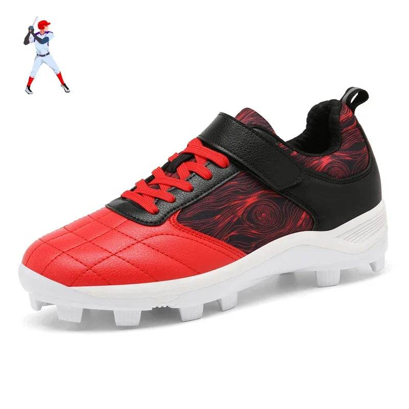 Professional Men's Baseball Shoes Training Long Spikes Softball Shoes Cleats and Turf Practice Shoes Beginners Baseball Sneakers - KICKSTART