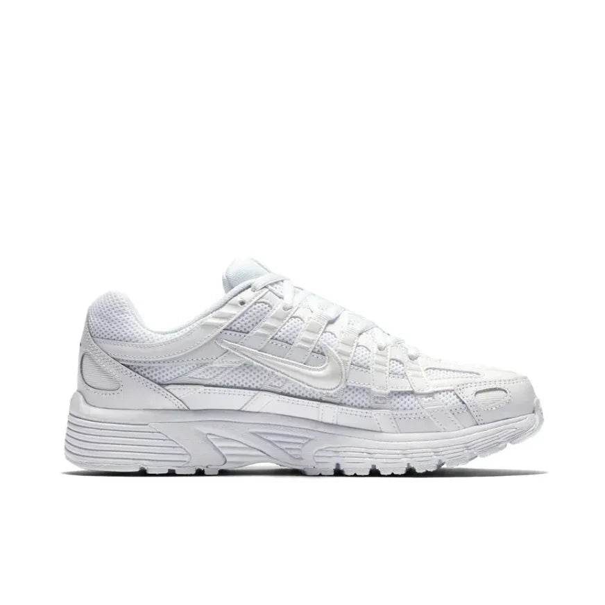 Nike P-6000 Classic Retro Running Shoes Soft Shock Absorbing Comfortable Men's and Women's Sneakers White and Blue Colours - KICKSTART