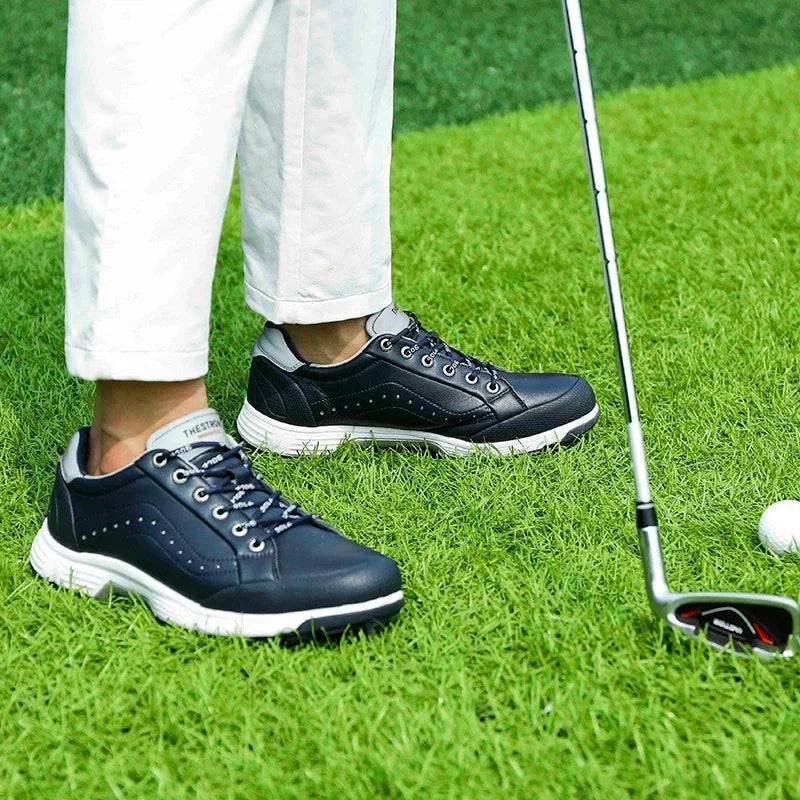 Waterproof Golf Shoes Men Golf Sneakers Comfortabl Gym Sneakers Walking Footwear - KICKSTART