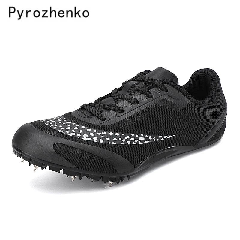 Men Track Spike Field Shoes Running Lace-up Soft Lightweight Racing Match Professional Jumping Footwears Training Sneakers Jump - KICKSTART