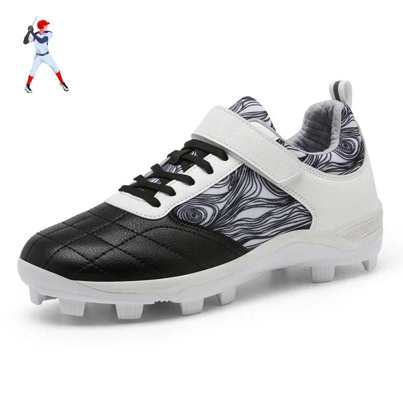 Professional Men's Baseball Shoes Training Long Spikes Softball Shoes Cleats and Turf Practice Shoes Beginners Baseball Sneakers - KICKSTART