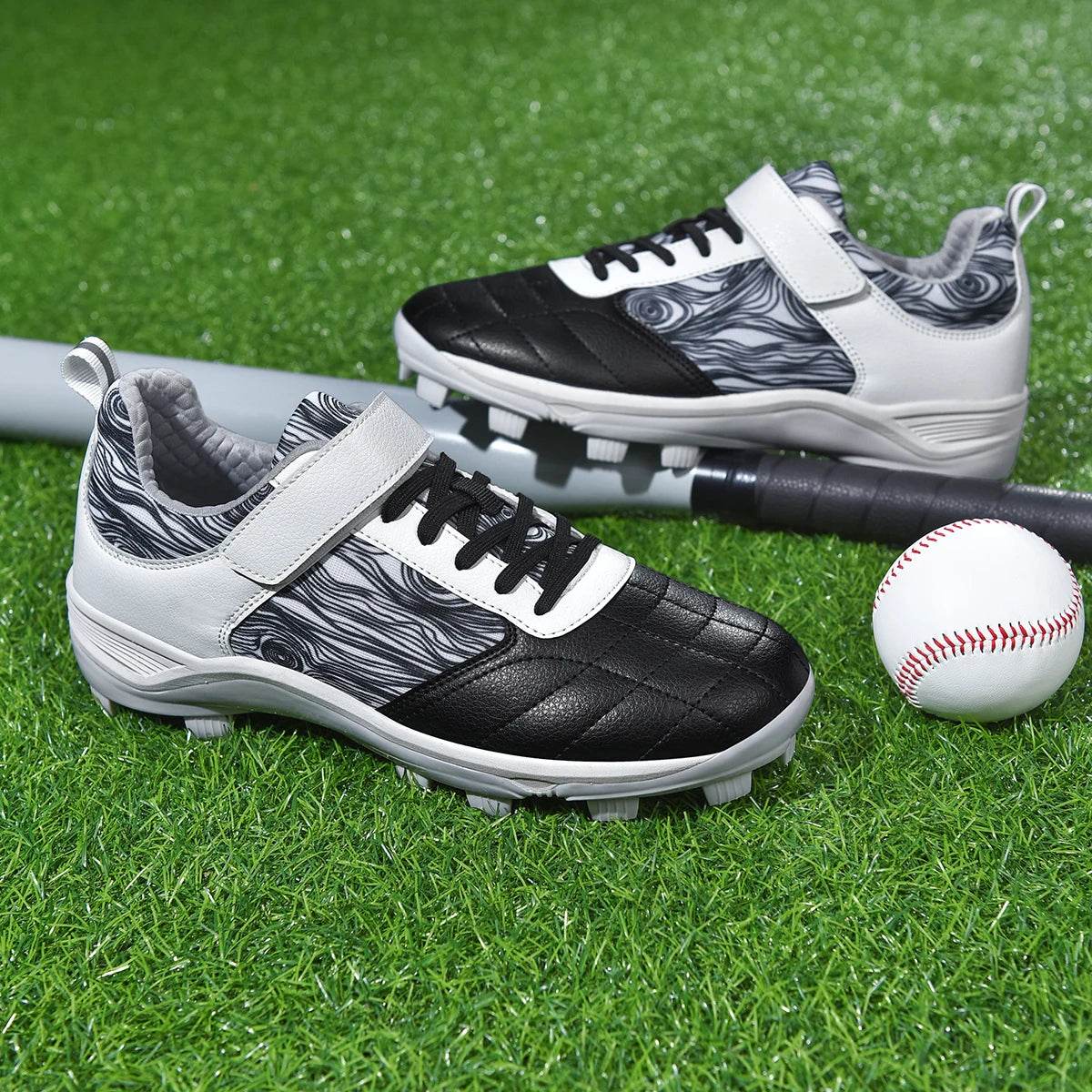 2023 New Baseball Shoes Men's Sizes 39-45 Men's Baseball Shoes Outdoor Comfort Sports Shoes Anti Slip Walking Shoes - KICKSTART