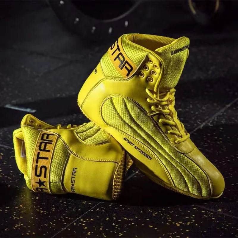 Professional Wrestling Shoes Men Women Light Weight Boxing Shoes for Couples Brand Fighting Boots Unisex Designer Sport Shoe - KICKSTART