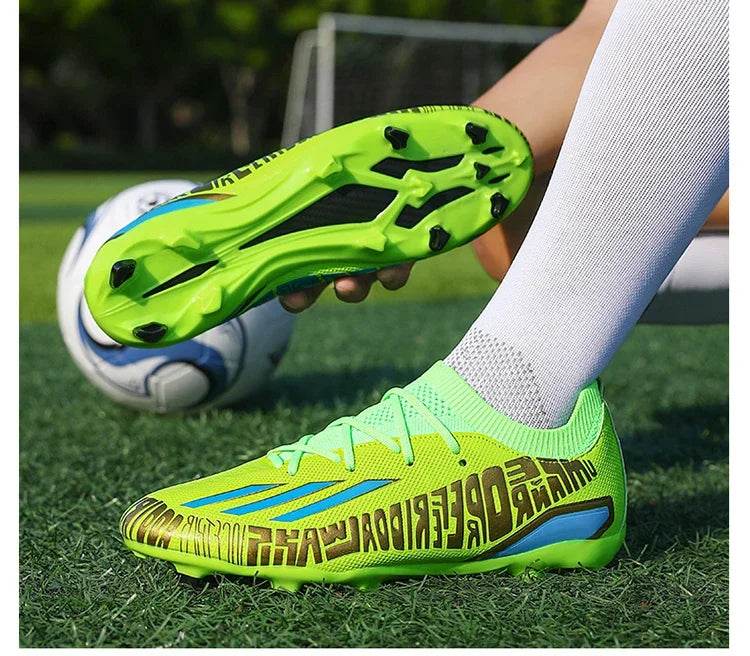 New Men Football Shoes Fast Society Cleats Soccer Shoes Professional Grass Training Football Field Boots Sneaker Match Non Slip - KICKSTART