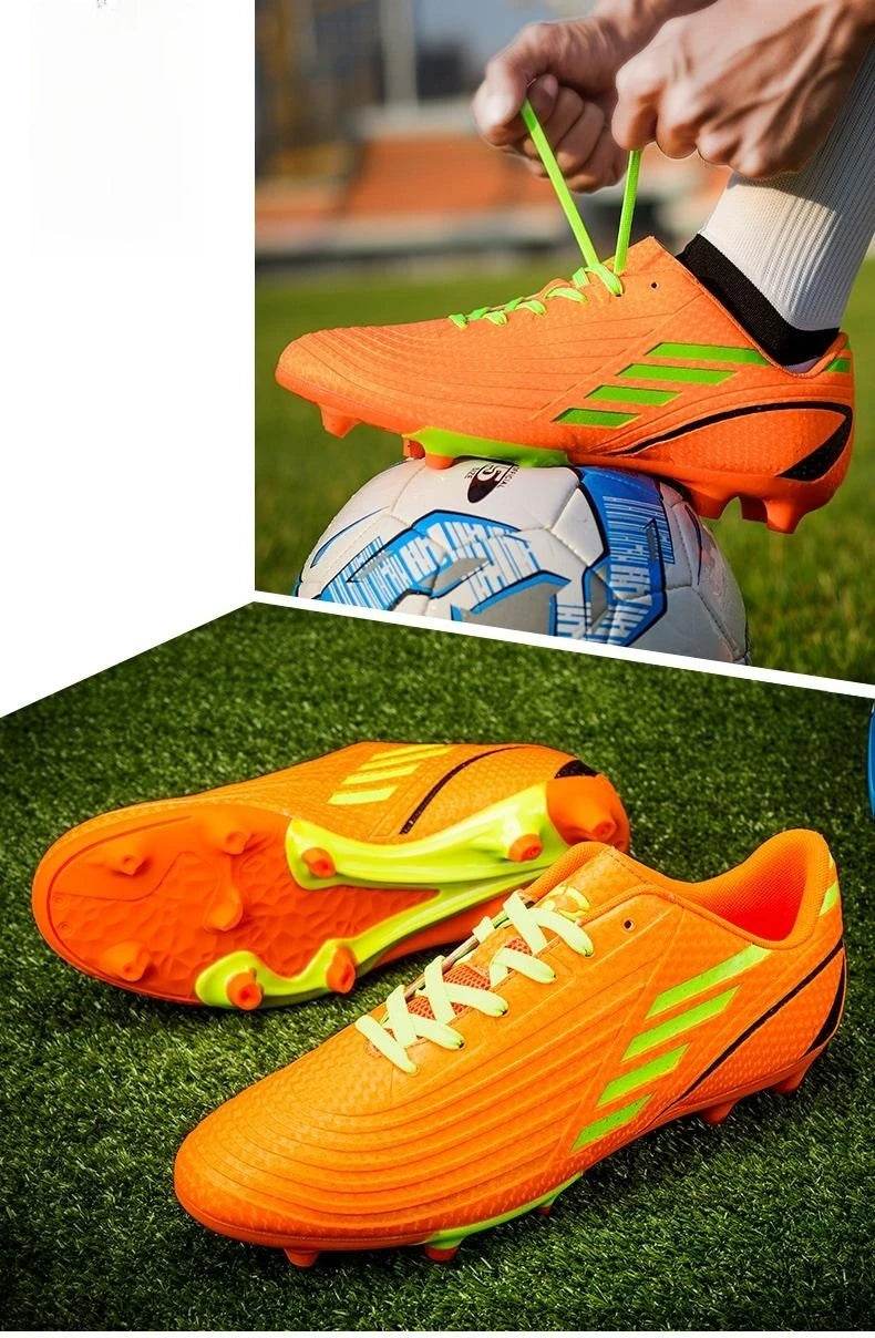 Men's Football Boots Professional Society Football Boot Outdoor Sports Kids Turf Soccer Shoes Children's Training Football ShoDD - KICKSTART