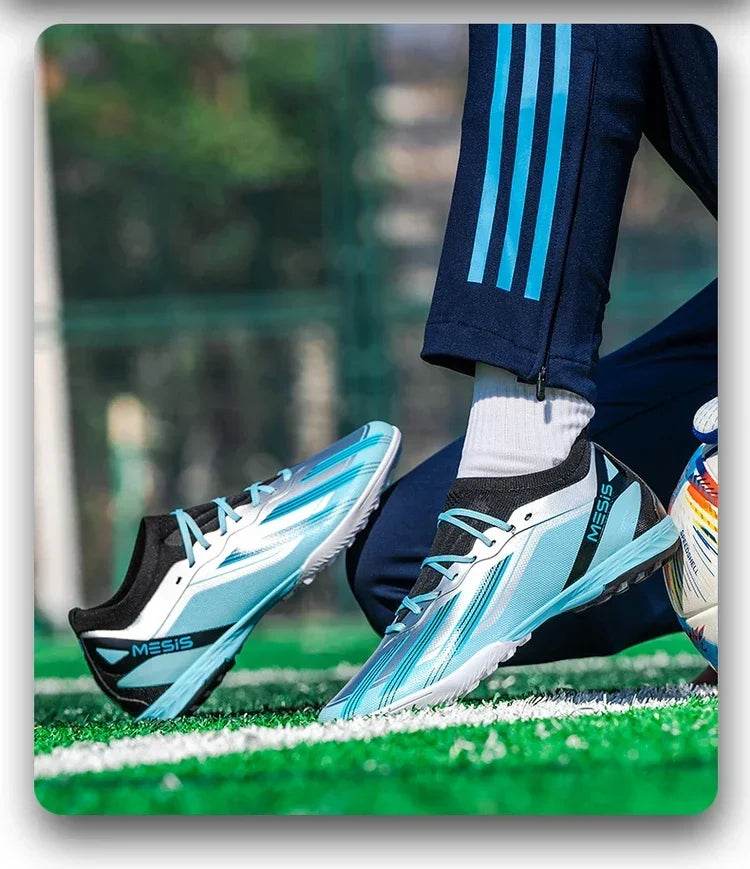 Original New Men Football Shoes Professional Grass Training TF/FG Soccer Shoes Society Cleats Indoor Fast Football Field Boots - KICKSTART