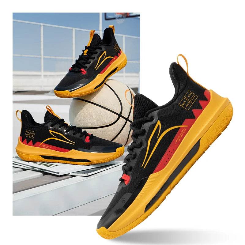 361 Degrees DVD Team Basketball Shoes Low-top Wear-resistant Non-slip Professional Actual Combat Cushion Male Sneakers 672431109 - KICKSTART