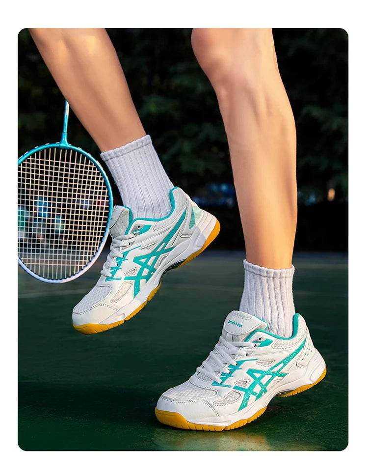 New Professional Volleyball Shoes Men Women Big Size 36-44 Light Weight Badminton Sneakers Anti Slip Volleyball Sneakers Shoe - KICKSTART