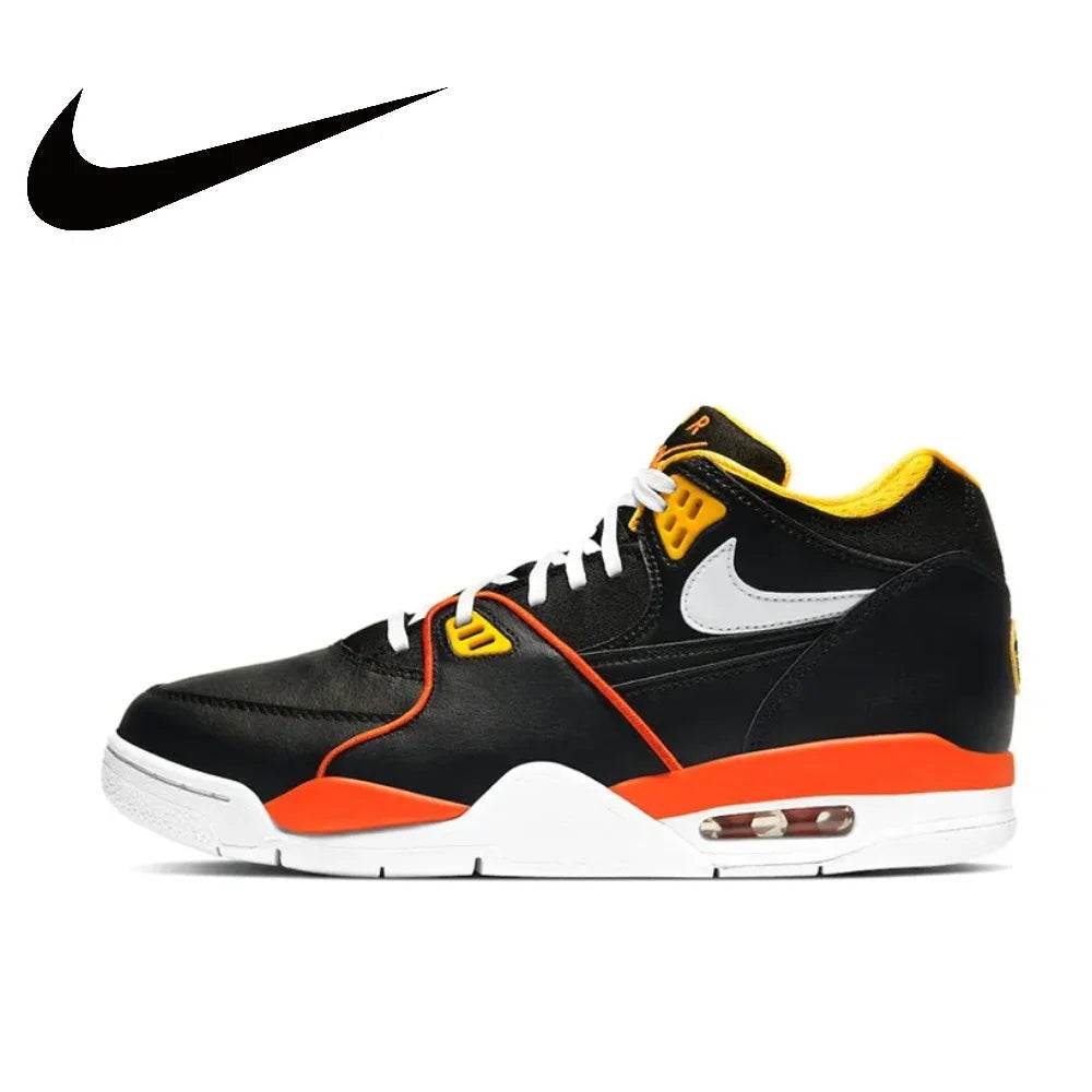 Nike New Air Flight 89 Low Lightweight Cushioning Basketball Shoes Man sneakers autumn Casual and comfortable sneakers black - KICKSTART