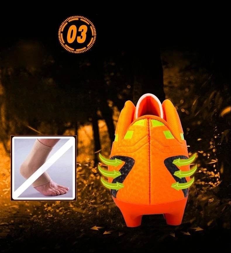 Men's Football Boots Professional Society Football Boot Outdoor Sports Kids Turf Soccer Shoes Children's Training Football ShoDD - KICKSTART