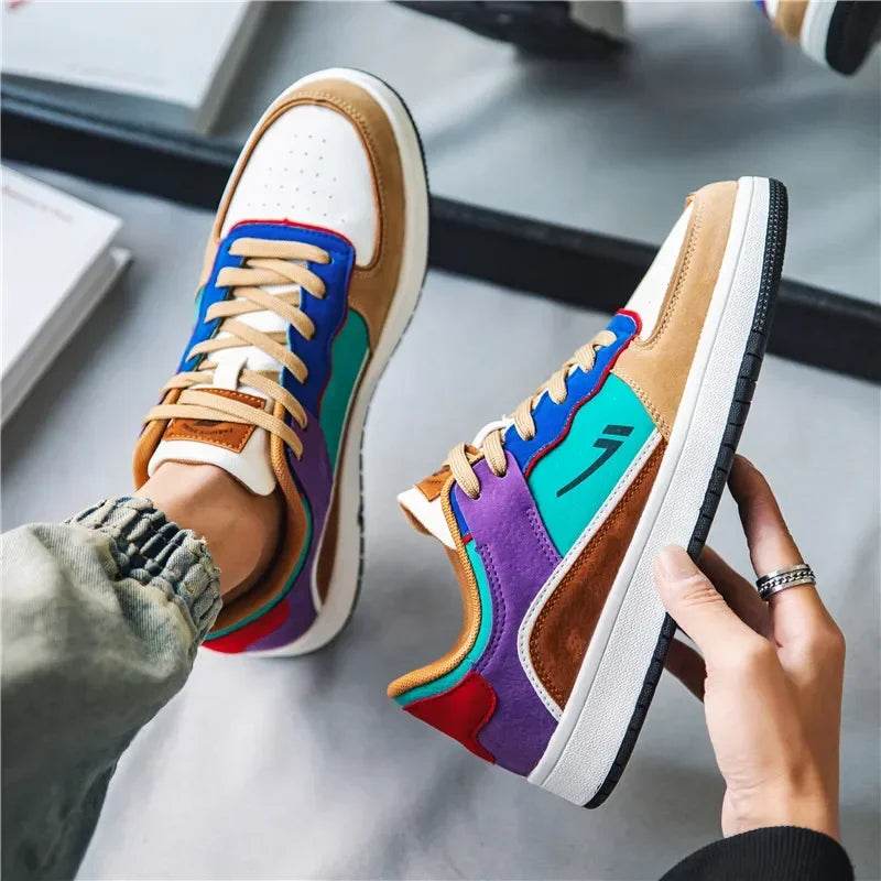 New Classics Skateboarding Shoes Men High Quality Antiskid Damping Walking Sports Shoes Leather Casual Sneakers Male Zapatillas - KICKSTART