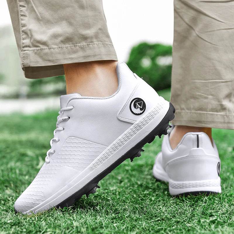 Professional Casual Golf Shoes Outdoor Waterproof Non-Slip Golf Sneakers Men Luxury Athletic Golfer Footwear Golfing Sport Shoes - KICKSTART