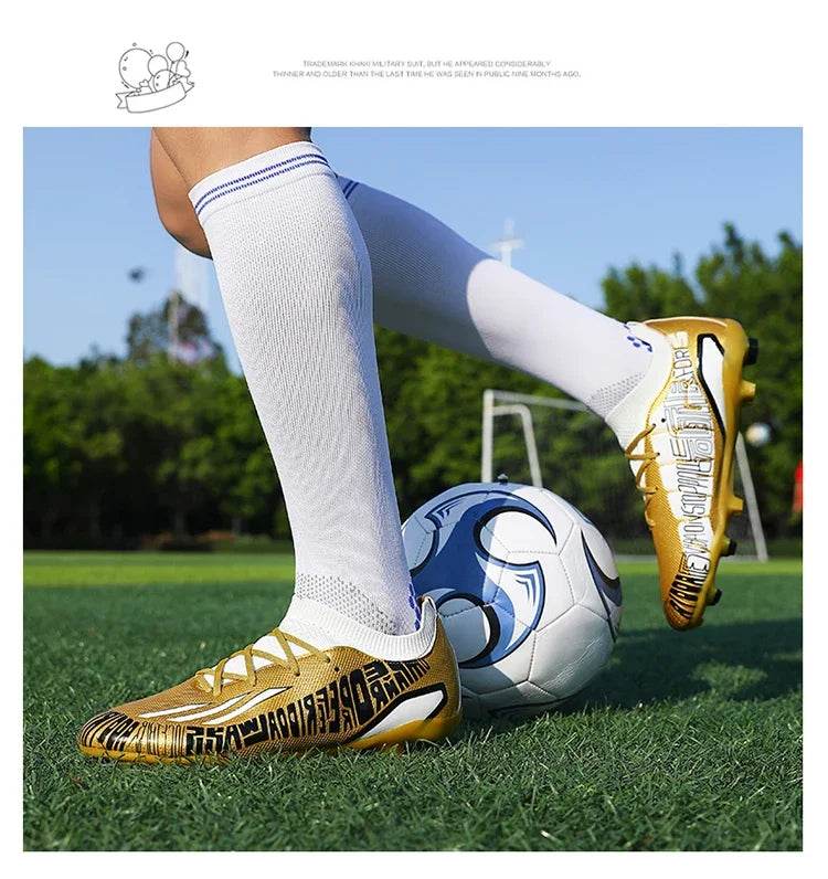 New Men Football Shoes Fast Society Cleats Soccer Shoes Professional Grass Training Football Field Boots Sneaker Match Non Slip - KICKSTART