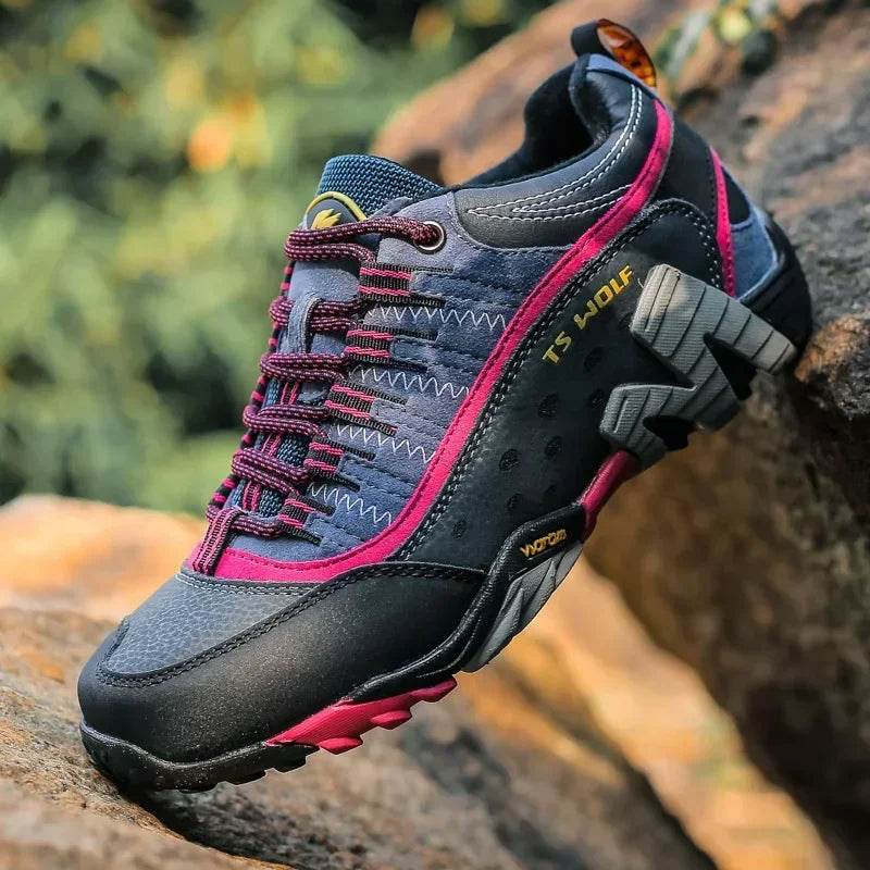 Big Size Hiking Shoes for Men Women Sneakers Wear-resistant Comfortable Outdoor Trekking Sports Shoes Couple Light Running Shoes - KICKSTART