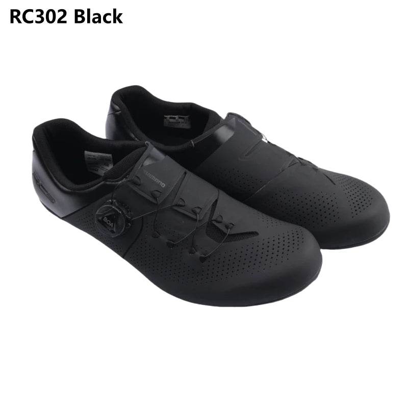 New SHIMANO SH-RC302 RC3 RC300 Glass Fiber Reinforced Nylon Bottom Road Bike Bicycle Self-locking Cycling ShoesLock Shoes - KICKSTART