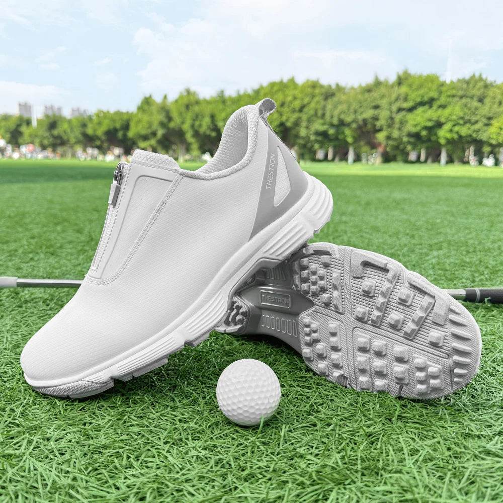 Women Spikeless Golf Shoes Professional Waterproof Golf Sneakers Comfortable Gym Sneakers - KICKSTART