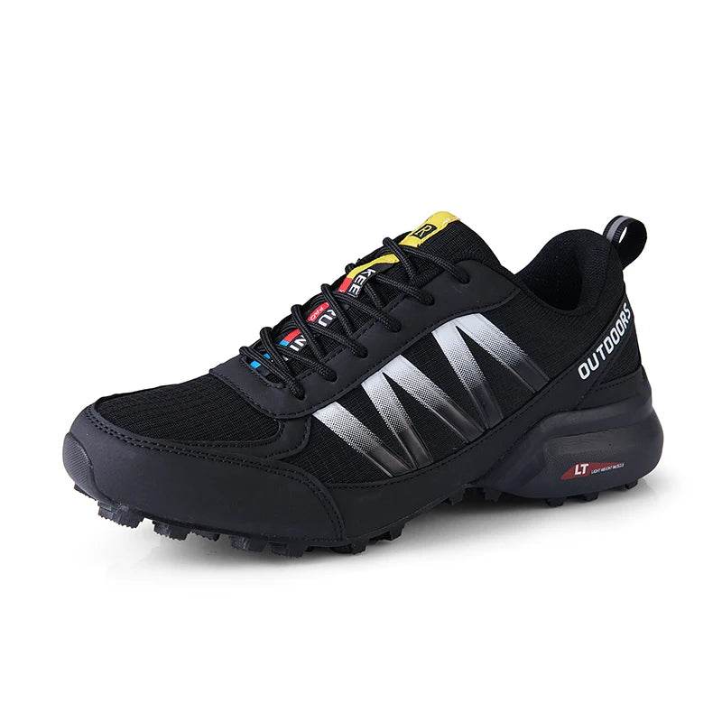 SMS New Men Shoes Sneakers Breathable Outdoor Mesh Hiking Shoes Casual Light Male Sport Shoes Comfortable Climbing Shoes - KICKSTART