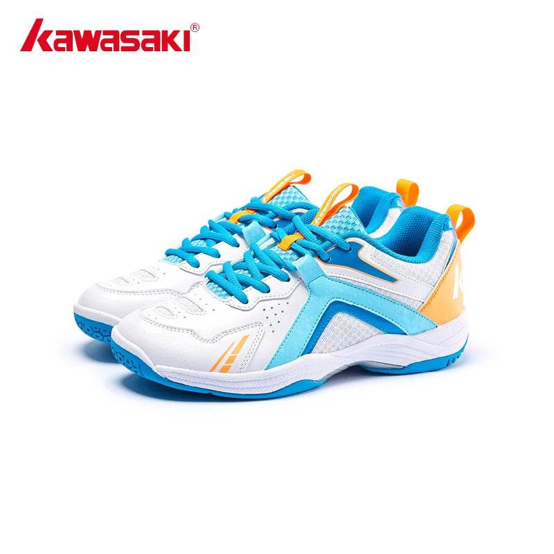 Kawasaki New Badminton Shoes Sneakers Mens Tennis Breathable Anti-Slippery Sport Shoes for Men Women K-065D - KICKSTART