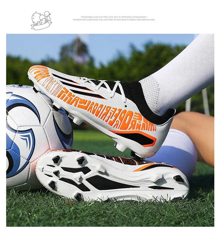 New Men Football Shoes Fast Society Cleats Soccer Shoes Professional Grass Training Football Field Boots Sneaker Match Non Slip - KICKSTART